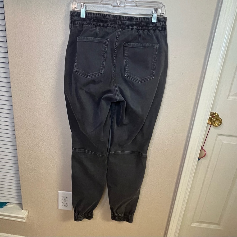 Spanx, Stretch Twill Cargo Jogger Pants Size M, Color: Washed Black - Picture 2 of 8